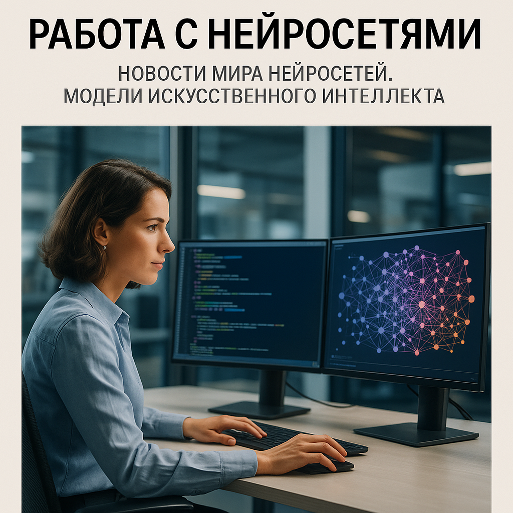 Работа с нейросетями: последние новости мира нейросетей и модели ИИ