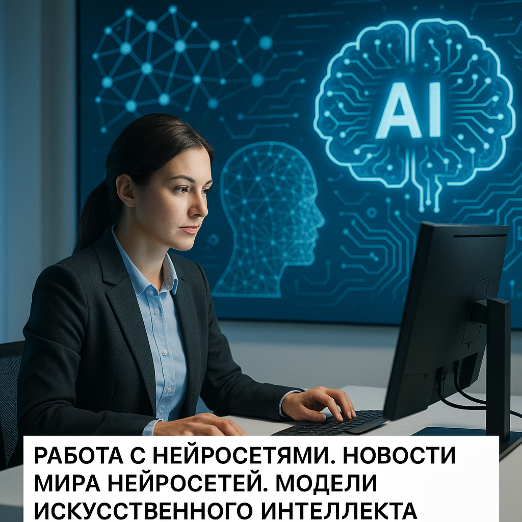 Работа с нейросетями: последние новости мира нейросетей и модели искусственного интеллекта