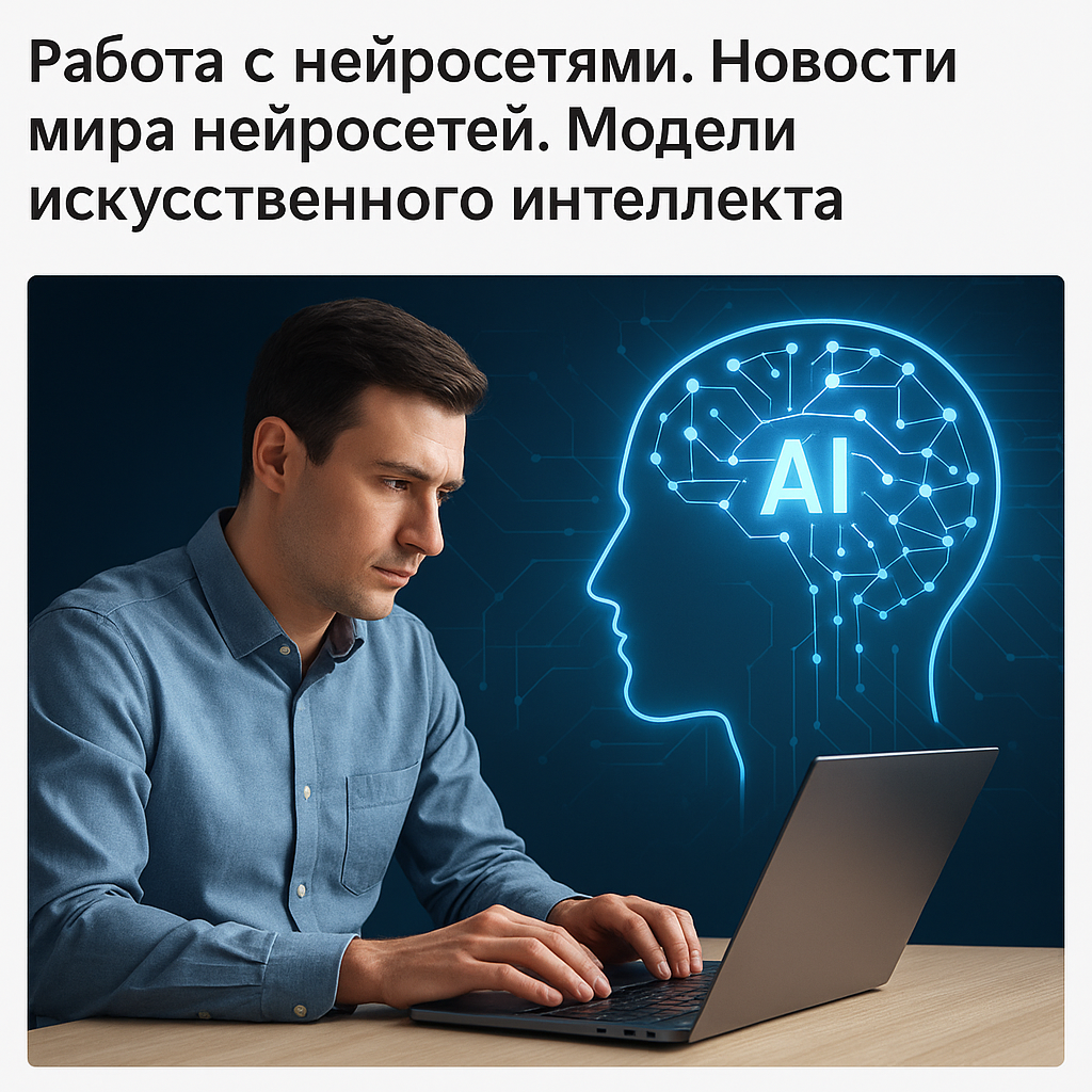 Работа с нейросетями: последние новости мира нейросетей и модели искусственного интеллекта