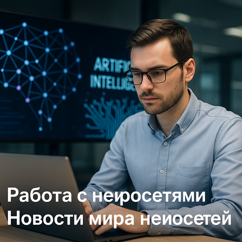 Работа с нейросетями: последние новости мира нейросетей и модели ИИ