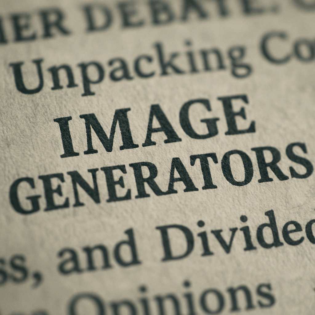 The Great Image Generator Debate: Unpacking Controversies and Divided Opinions