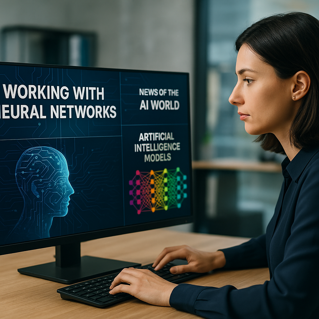 Работа с нейросетями: последние новости мира нейросетей и модели ИИ