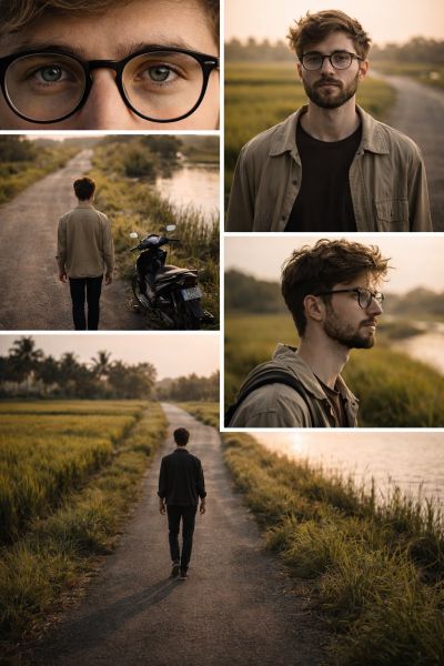 Golden Rice Field Wanderer