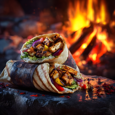 Grilled Wraps Cinematic Feast