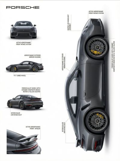 Premium Industrial Product Diagram