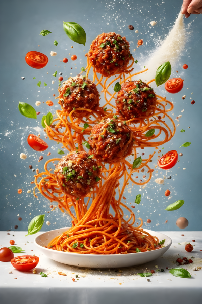 Spaghetti Meatballs Vertical Lift
