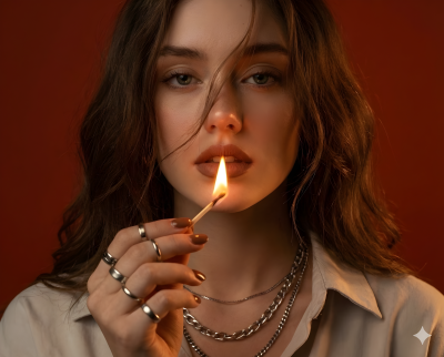 Flame Lips Glamour Portrait