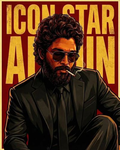 Rugged Superstar Hero Illustration