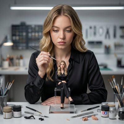 Cinematic Miniature Mirror Studio