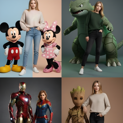 Mickey Minnie Fashion Editorial