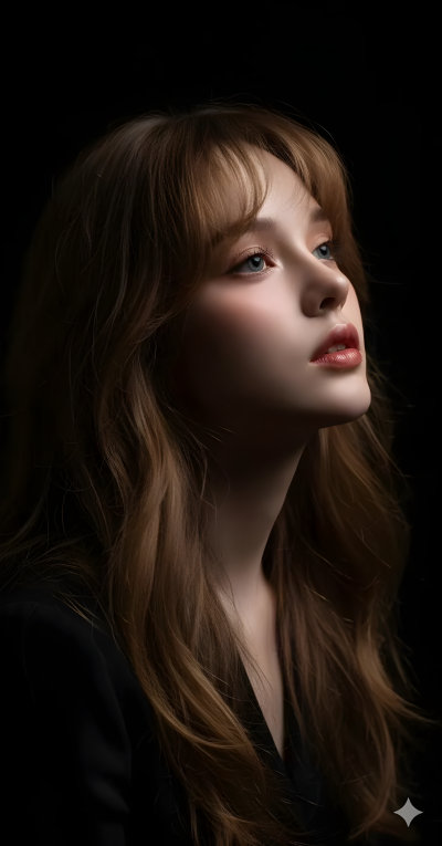 Cinematic Dark Portrait Girl