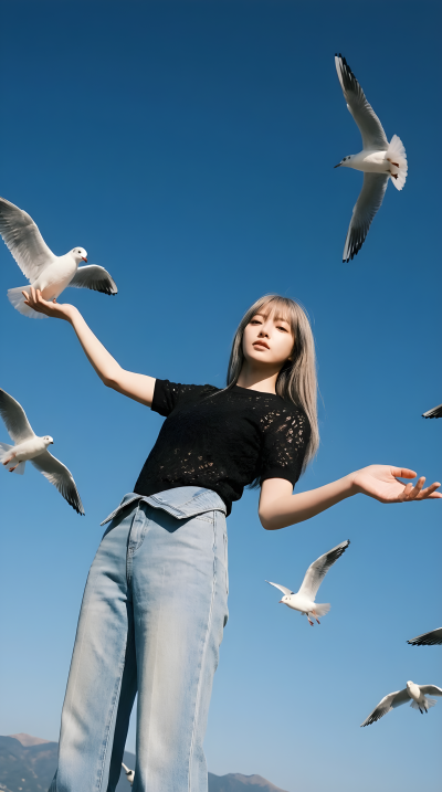 Seagull Freedom Portrait