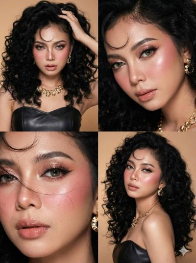 Four Frame Curly Beauty