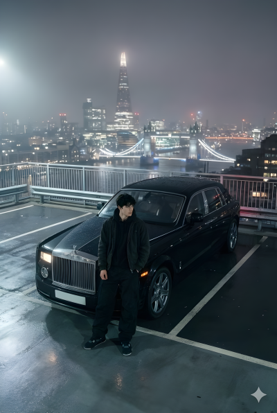 London Fog Rolls Royce Street Style