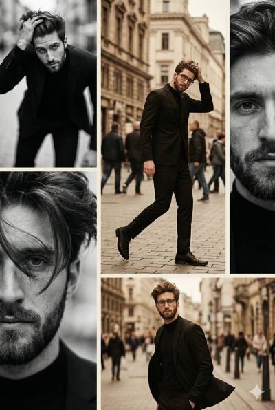 Vintage Street Fashion Collage