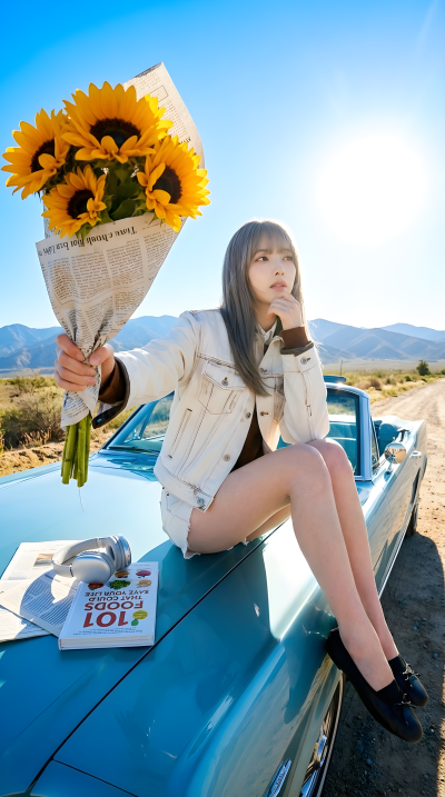 Sunshine Road Trip Sunflower