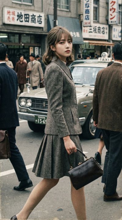 1968 Tokyo Street Commute