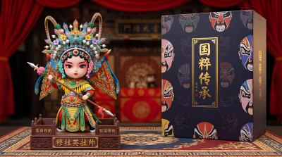 Custom Chinese Opera Figurine Mu Guiying Takes Command