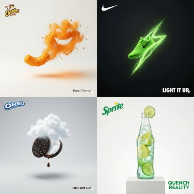 Minimalist Photo Realistic Print Ad