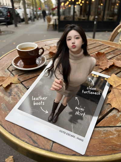 Stepping Out Of The Polaroid