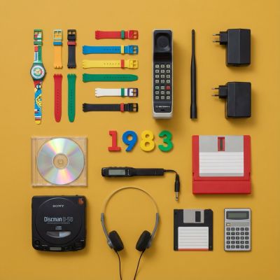 Visualizing Gadgets And Inventions From A Specified Year