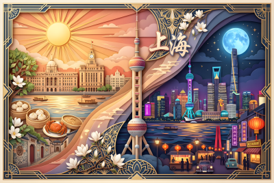 Paper Cut Layered Art Daynight Split