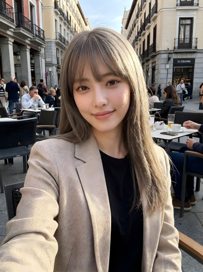 Madrid Sunlight A Candid Moment