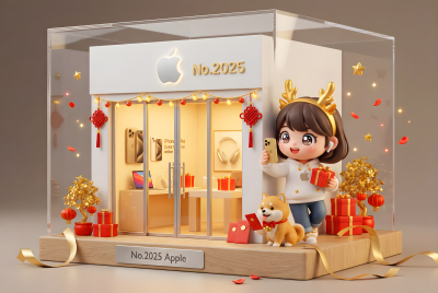 Miniature Boutique Diorama Inside A Transparent Acrylic Display Box