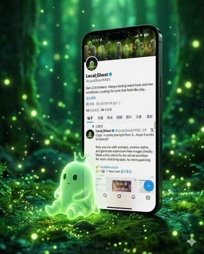 3D Fourth Wall Breaking Smartphone Art Scene