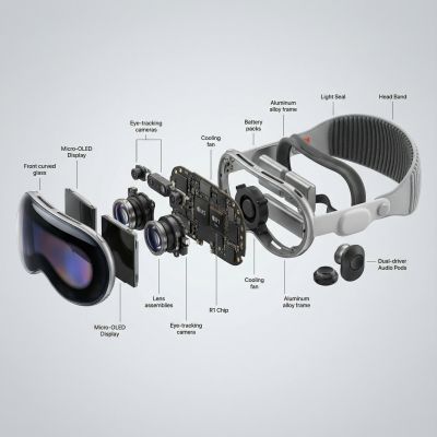 Hyperreal Exploded Technical View