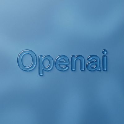 3D Embossed Glossy Logo Render On Minimalist Surface