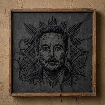 Embroidered Portrait