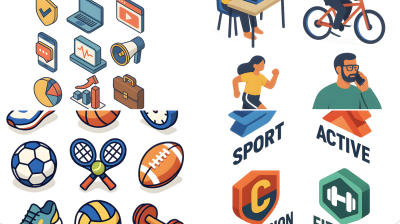 Geometric Flat Design Style