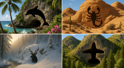 Landscape Cave Entrance Form