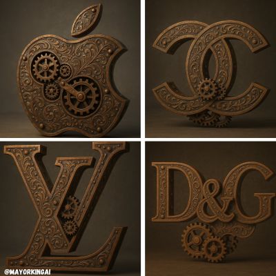 3D Steampunk Logo