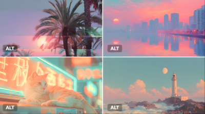 Dreamy Vaporwave Distortion