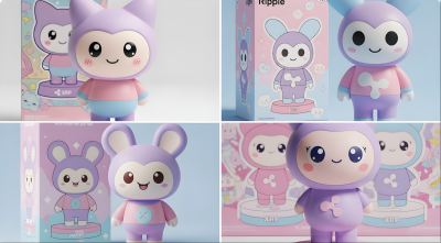 Pastel Vinyl Figures
