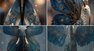 Surreal Bird Fantasy