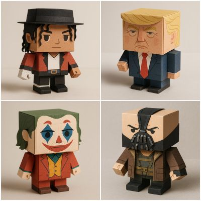 Ultra Detailed Box Paper Craft Toy