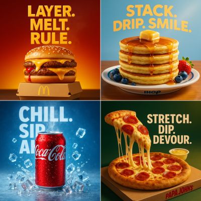 3D Hyperrealistic Food Ad