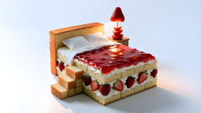 Photorealistic Conceptual Food Art Portrait
