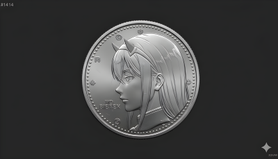 Exquisite Character Metal Coin