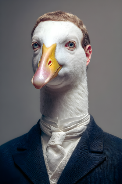 Detailed Animal Human Portrait