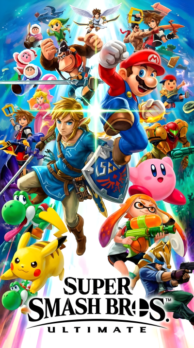 Super Smash Bros. Ultimate Roster Poster