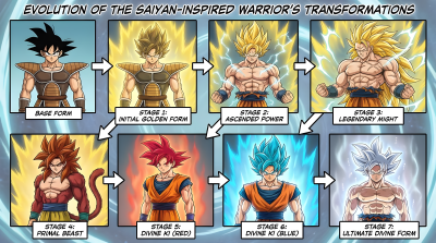 Super Saiyan Transformation Sequence