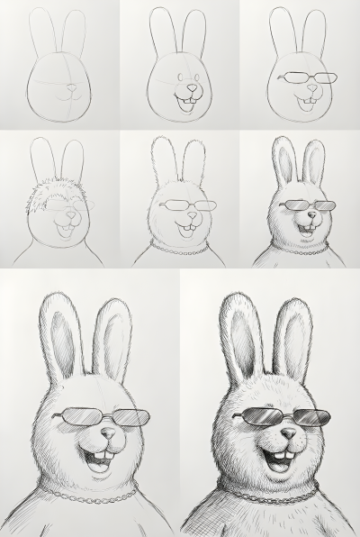 8 Initial Sketches Of The Image