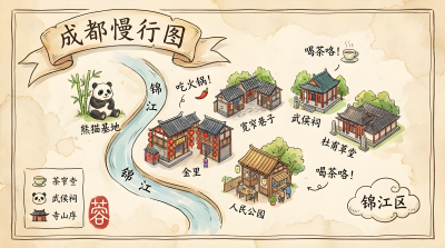 Chengdu Travel Map