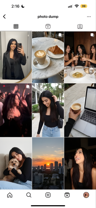 A Brand New Instagram Account