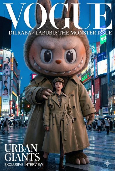 Labubu Dilraba High Fashion Spread