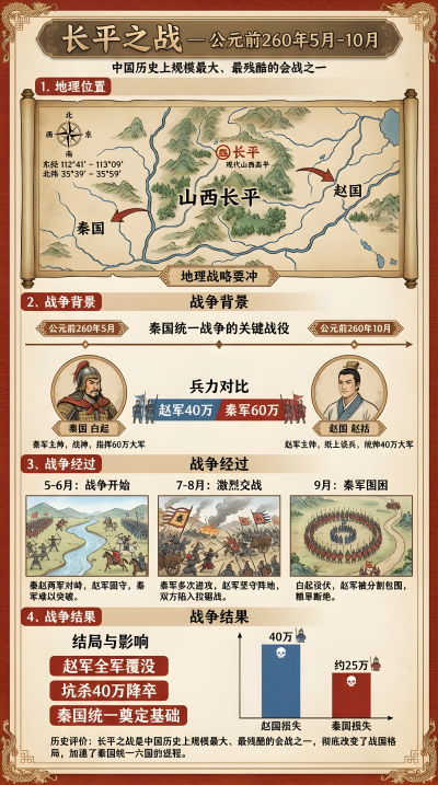 Battle Of Changping Infographic